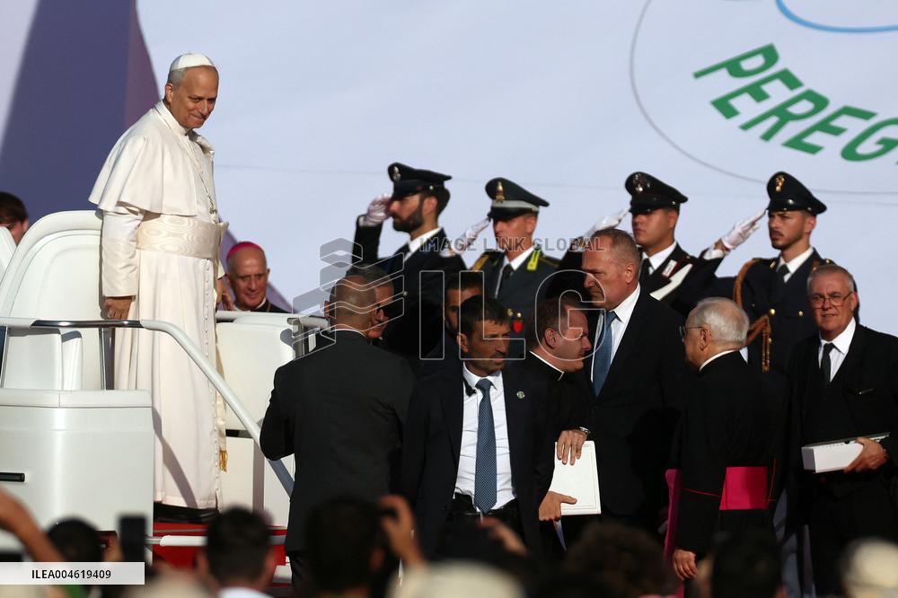 Pope Leo XIV Leads Mass For Youth Jubilee - Rome