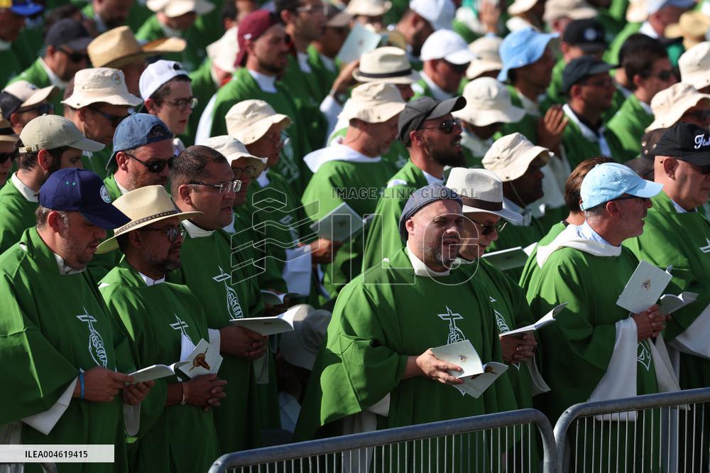 Pope Leo XIV Leads Mass For Youth Jubilee - Rome