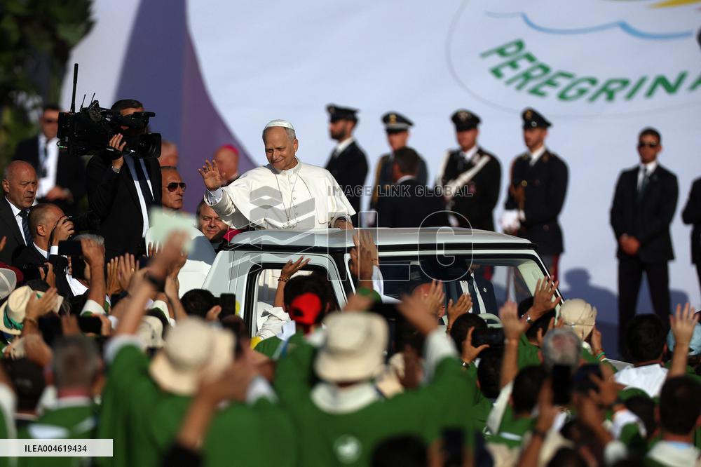 Pope Leo XIV Leads Mass For Youth Jubilee - Rome