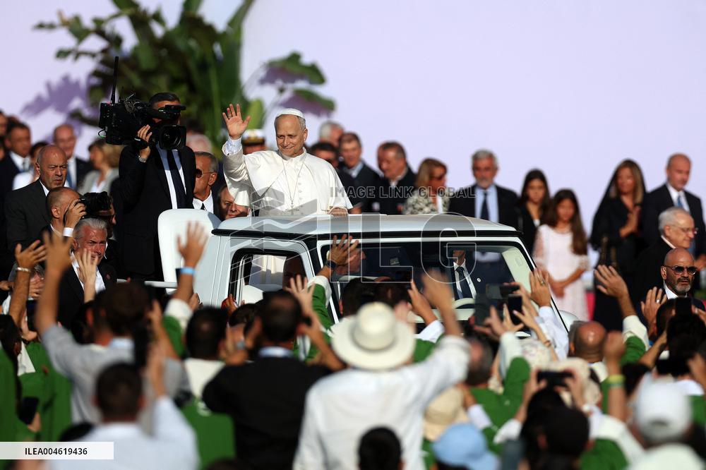 Pope Leo XIV Leads Mass For Youth Jubilee - Rome