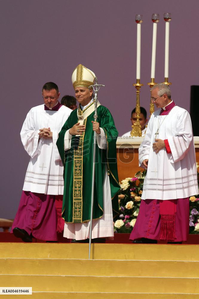 Pope Leo XIV Leads Mass For Youth Jubilee - Rome