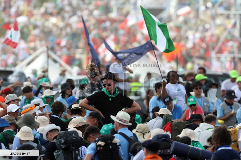 Pope Leo XIV Leads Mass For Youth Jubilee - Rome