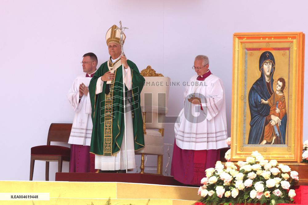 Pope Leo XIV Leads Mass For Youth Jubilee - Rome