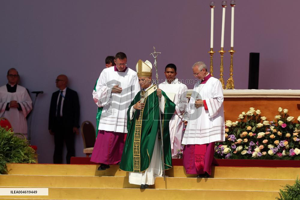 Pope Leo XIV Leads Mass For Youth Jubilee - Rome