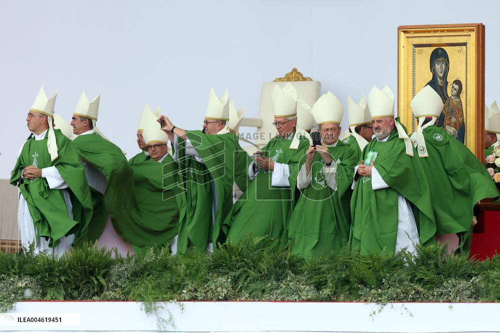 Pope Leo XIV Leads Mass For Youth Jubilee - Rome