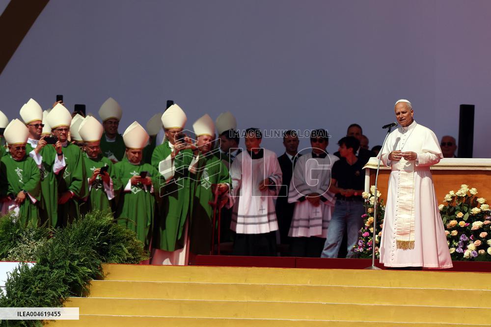 Pope Leo XIV Leads Mass For Youth Jubilee - Rome