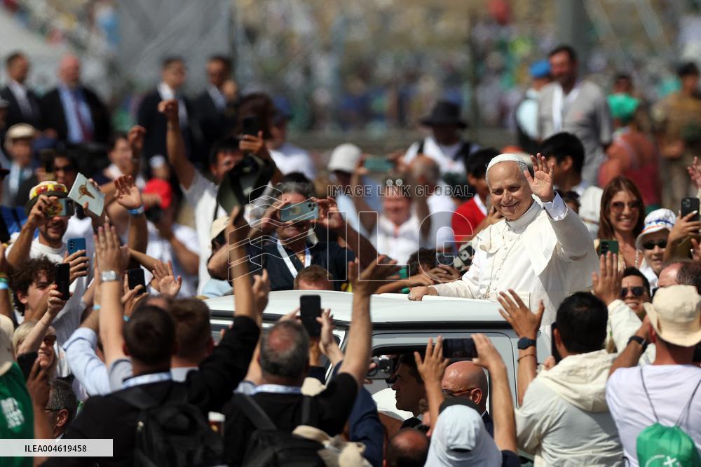 Pope Leo XIV Leads Mass For Youth Jubilee - Rome