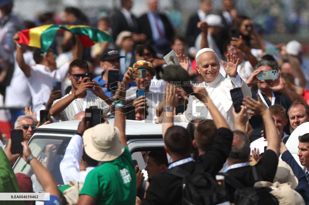 Pope Leo XIV Leads Mass For Youth Jubilee - Rome