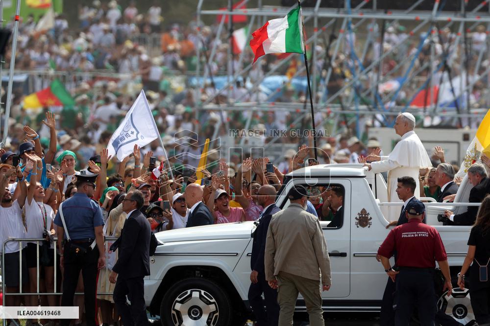 Pope Leo XIV Leads Mass For Youth Jubilee - Rome
