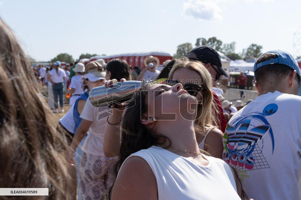 Atmosphere During Prayer Vigil For Youth Jubilee 2025 - Rome