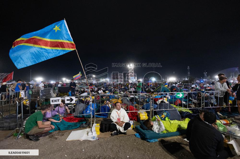 Atmosphere During Prayer Vigil For Youth Jubilee 2025 - Rome