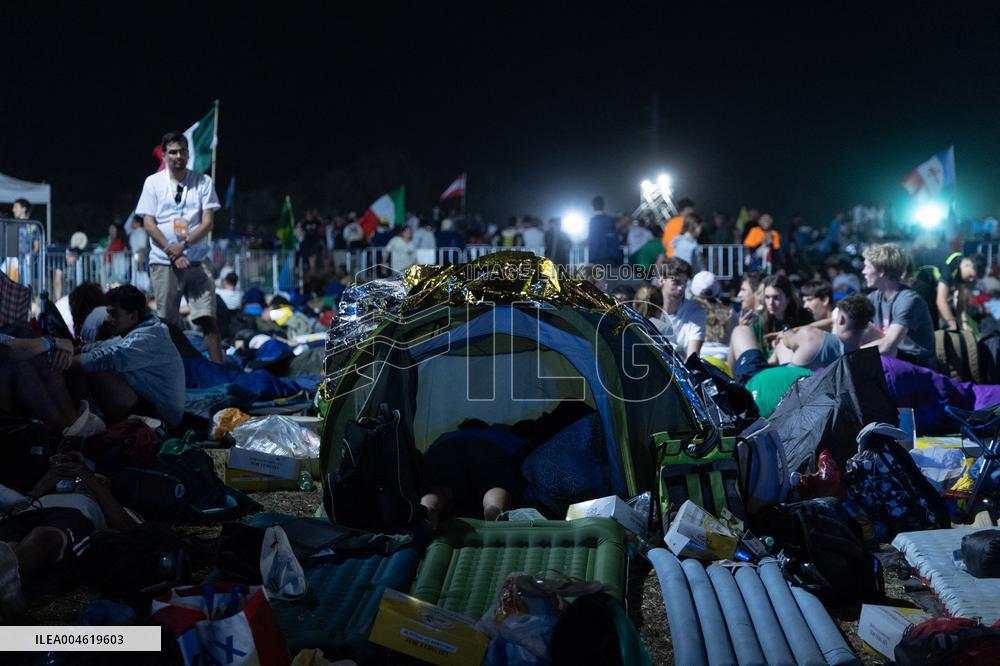 Atmosphere During Prayer Vigil For Youth Jubilee 2025 - Rome