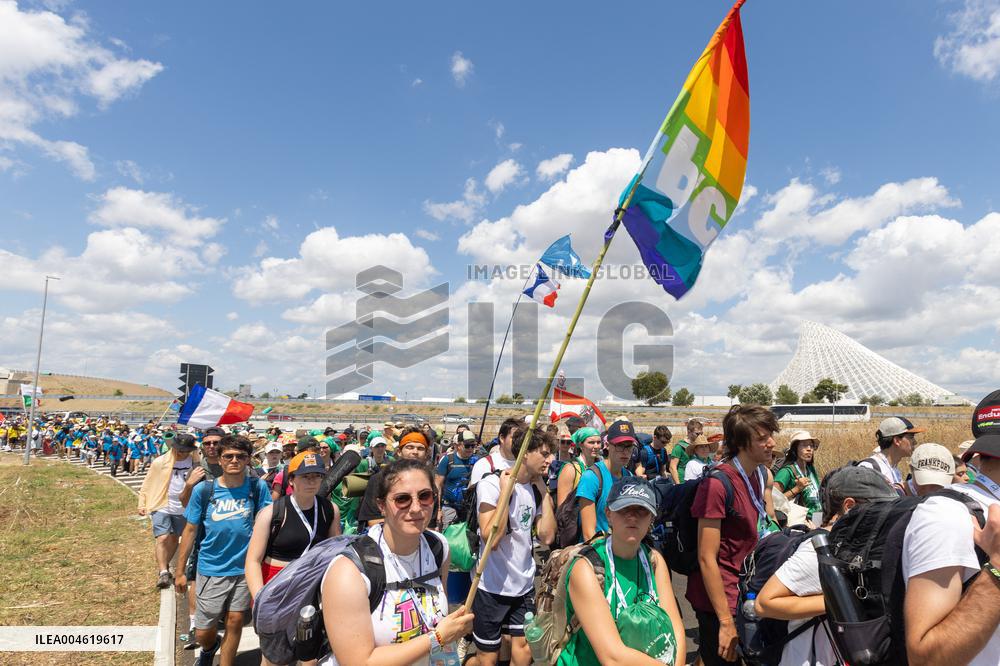 Atmosphere During Prayer Vigil For Youth Jubilee 2025 - Rome