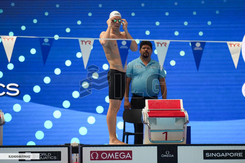 400m Individual Medley - Leon Marchand Claims Third World Title - Singapore