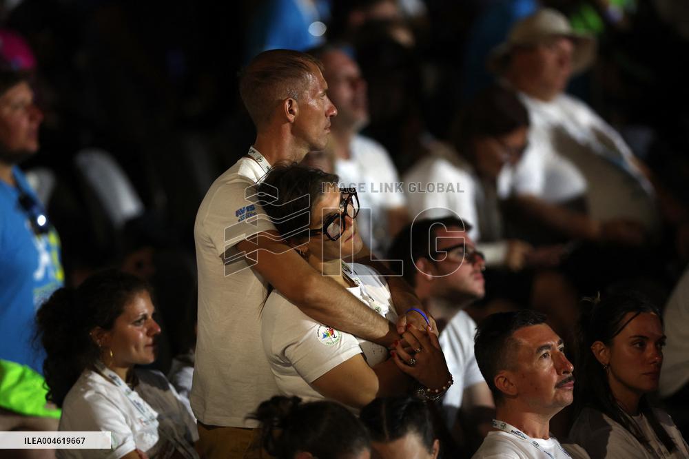 Atmosphere During Prayer Vigil For Youth Jubilee 2025 - Rome