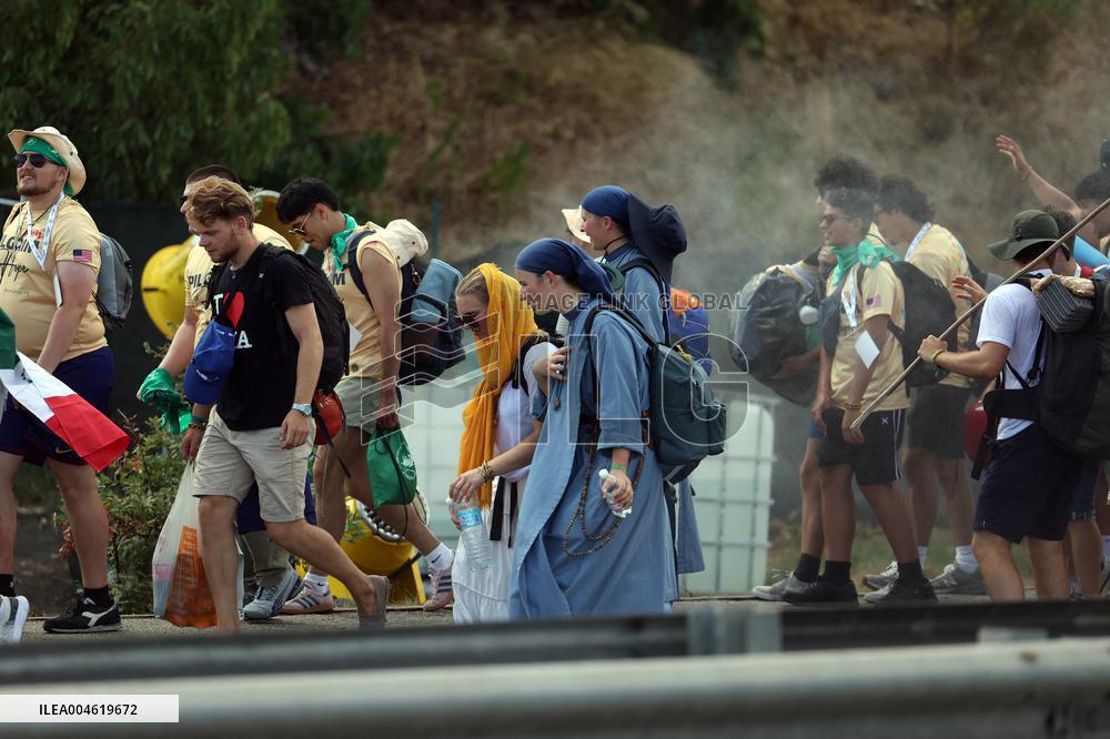 Atmosphere During Prayer Vigil For Youth Jubilee 2025 - Rome