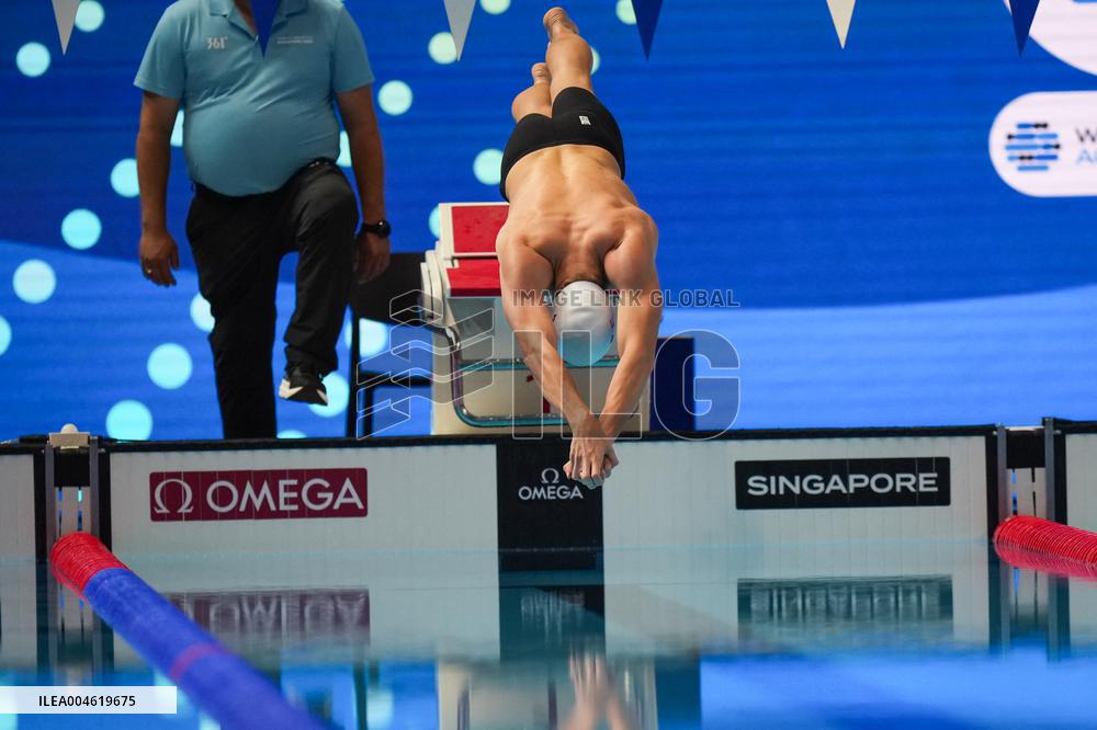 400m Individual Medley - Leon Marchand Claims Third World Title - Singapore
