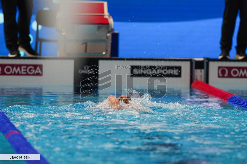 400m Individual Medley - Leon Marchand Claims Third World Title - Singapore