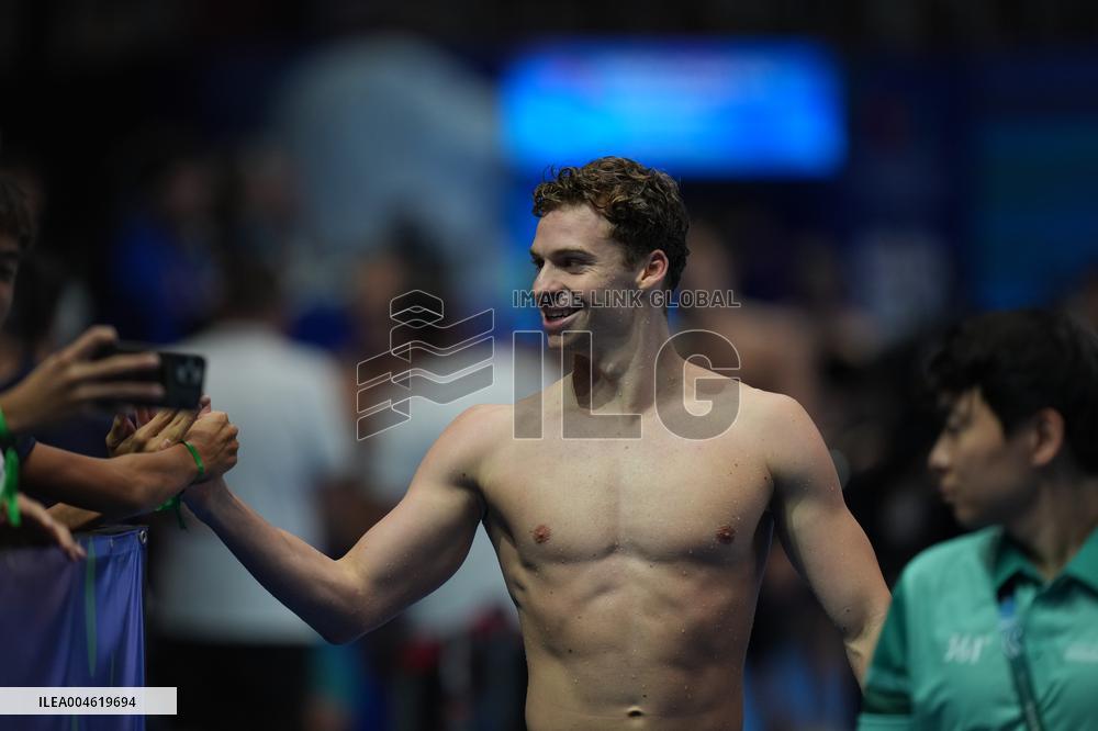 400m Individual Medley - Leon Marchand Claims Third World Title - Singapore