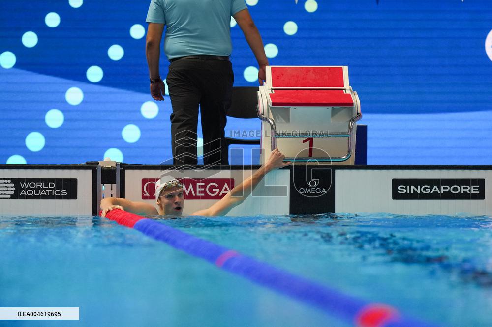 400m Individual Medley - Leon Marchand Claims Third World Title - Singapore