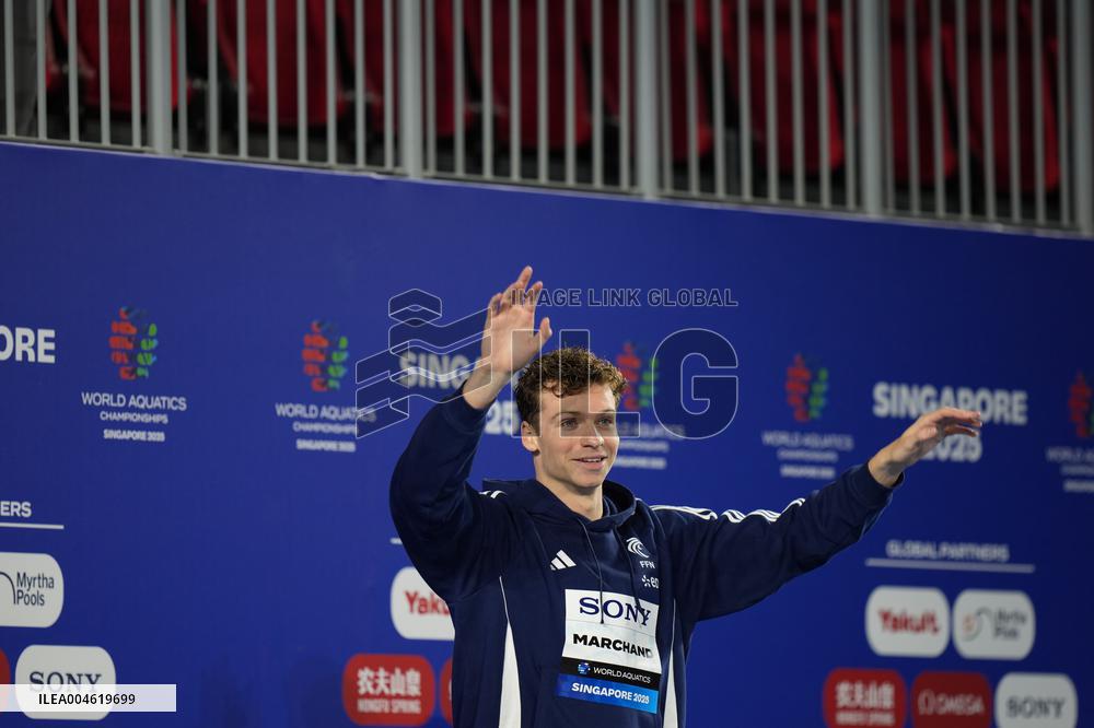 400m Individual Medley - Leon Marchand Claims Third World Title - Singapore