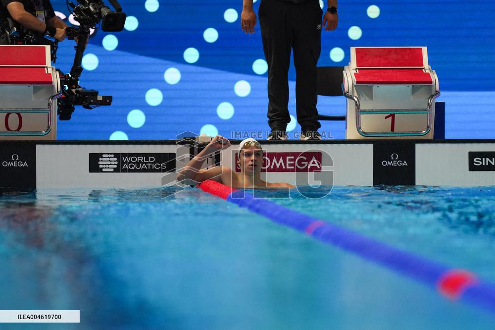 400m Individual Medley - Leon Marchand Claims Third World Title - Singapore