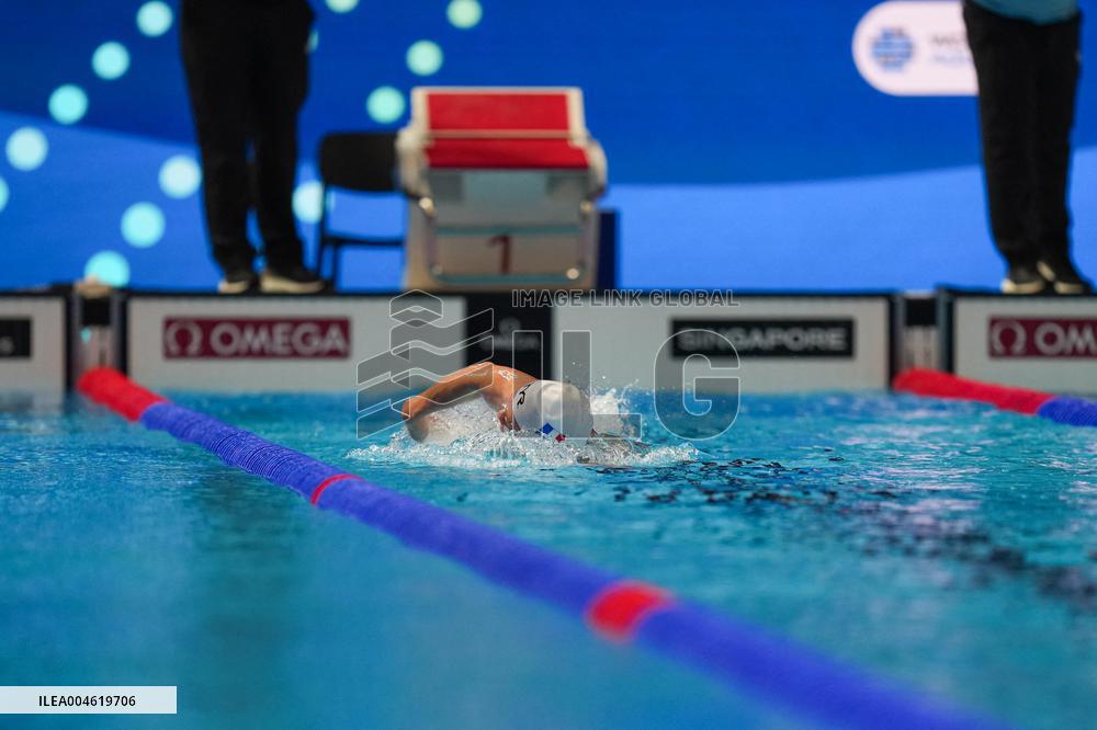 400m Individual Medley - Leon Marchand Claims Third World Title - Singapore
