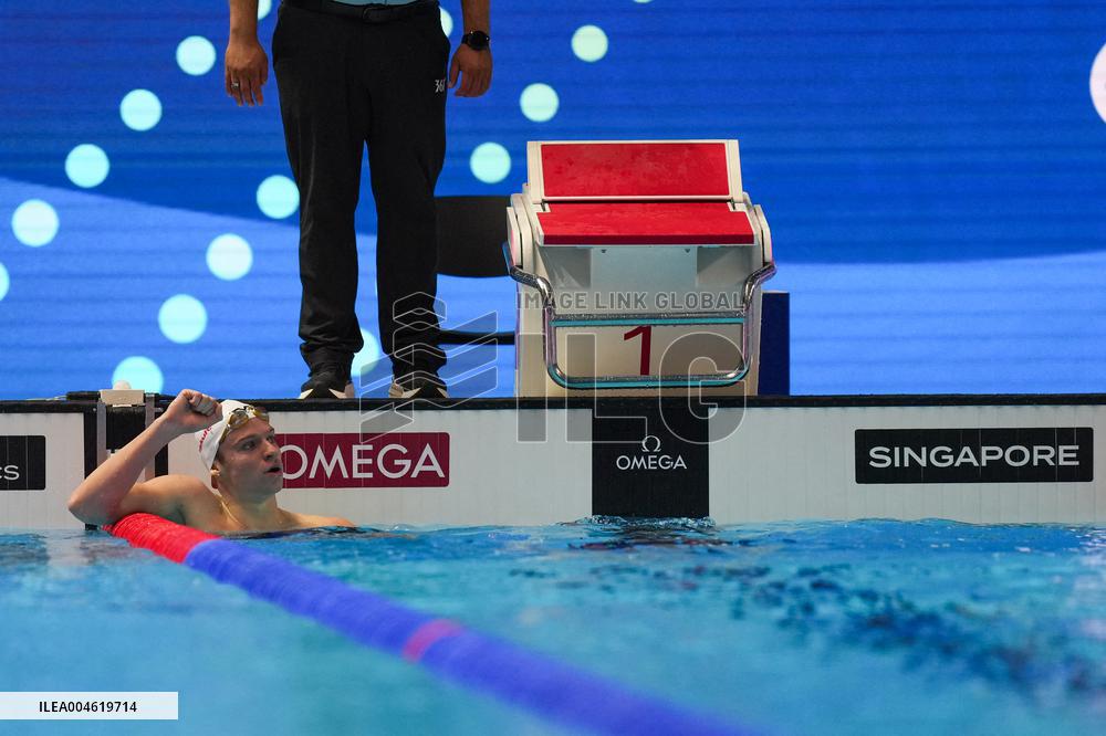 400m Individual Medley - Leon Marchand Claims Third World Title - Singapore