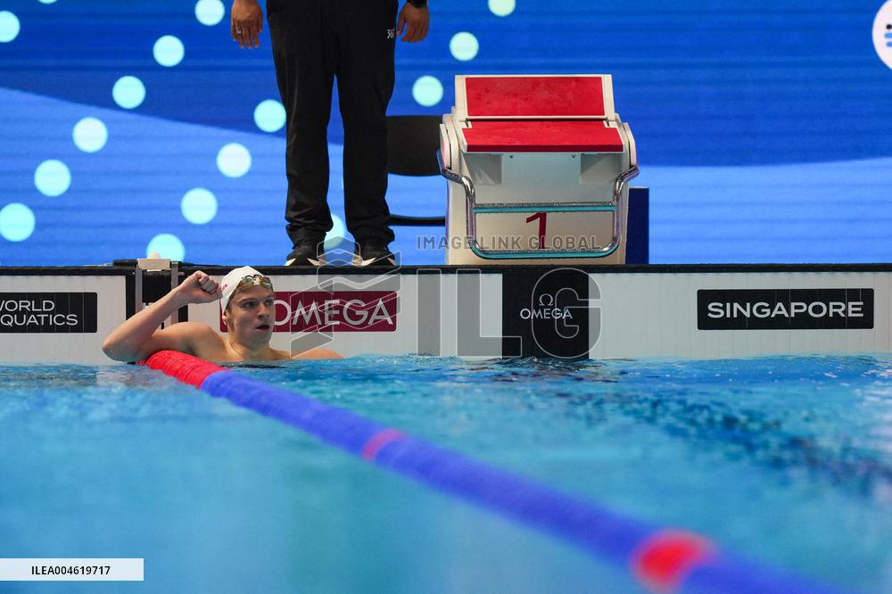 400m Individual Medley - Leon Marchand Claims Third World Title - Singapore