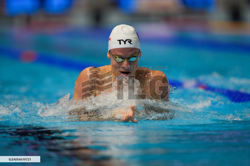 4x100m Medley Relay - Team France Wins Silver At 2025 World Aquatics Championships - Singapore