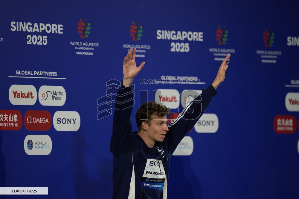 400m Individual Medley - Leon Marchand Claims Third World Title - Singapore