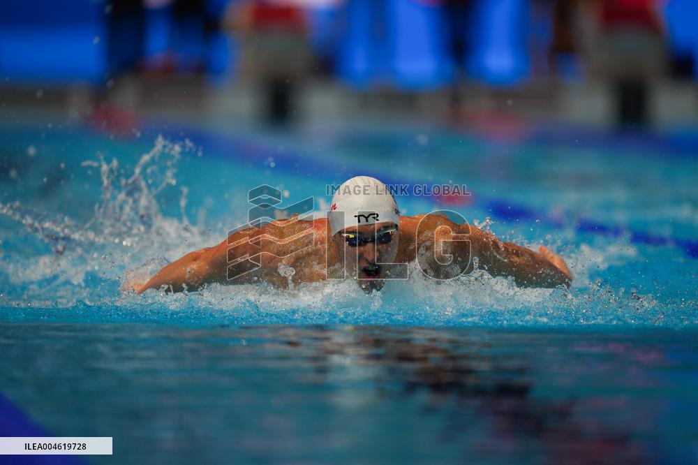 4x100m Medley Relay - Team France Wins Silver At 2025 World Aquatics Championships - Singapore