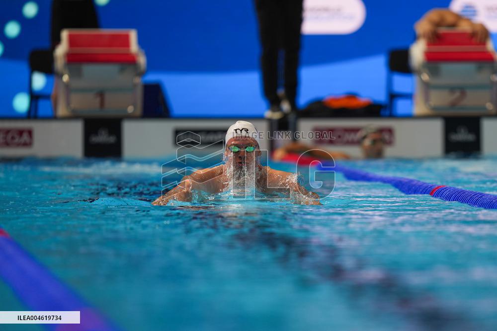 4x100m Medley Relay - Team France Wins Silver At 2025 World Aquatics Championships - Singapore