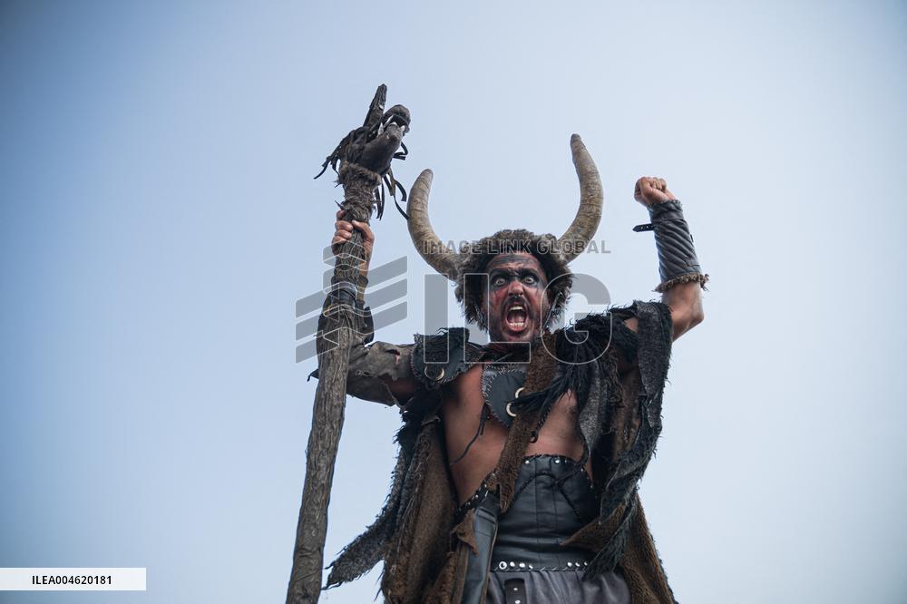 Viking Landing of the LXV Viking Romaria Vikinga - Spain