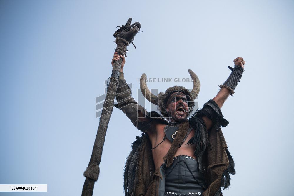 Viking Landing of the LXV Viking Romaria Vikinga - Spain