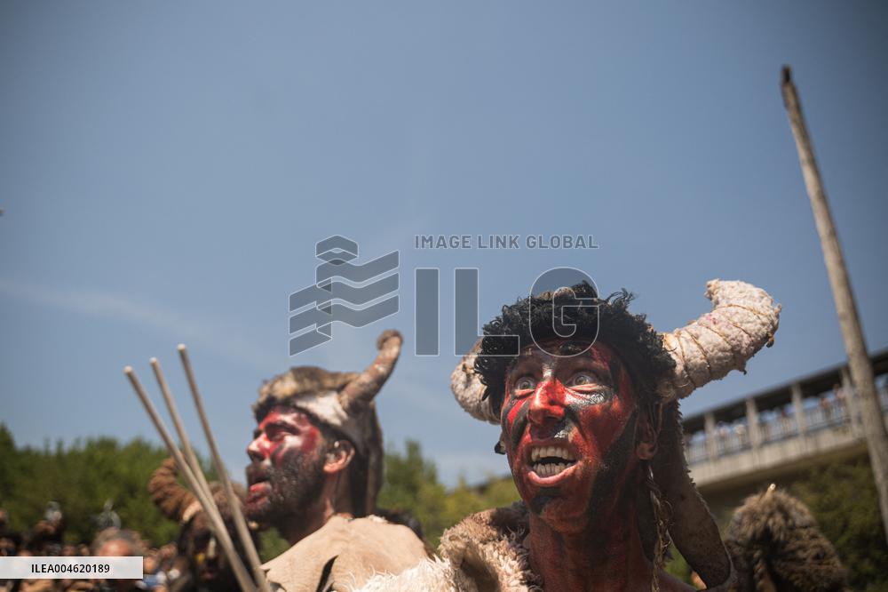 Viking Landing of the LXV Viking Romaria Vikinga - Spain