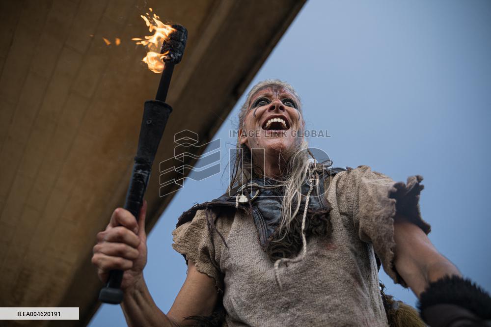 Viking Landing of the LXV Viking Romaria Vikinga - Spain