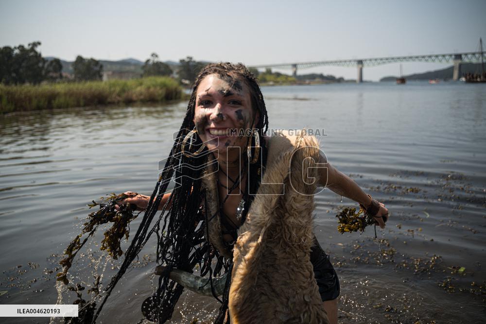 Viking Landing of the LXV Viking Romaria Vikinga - Spain