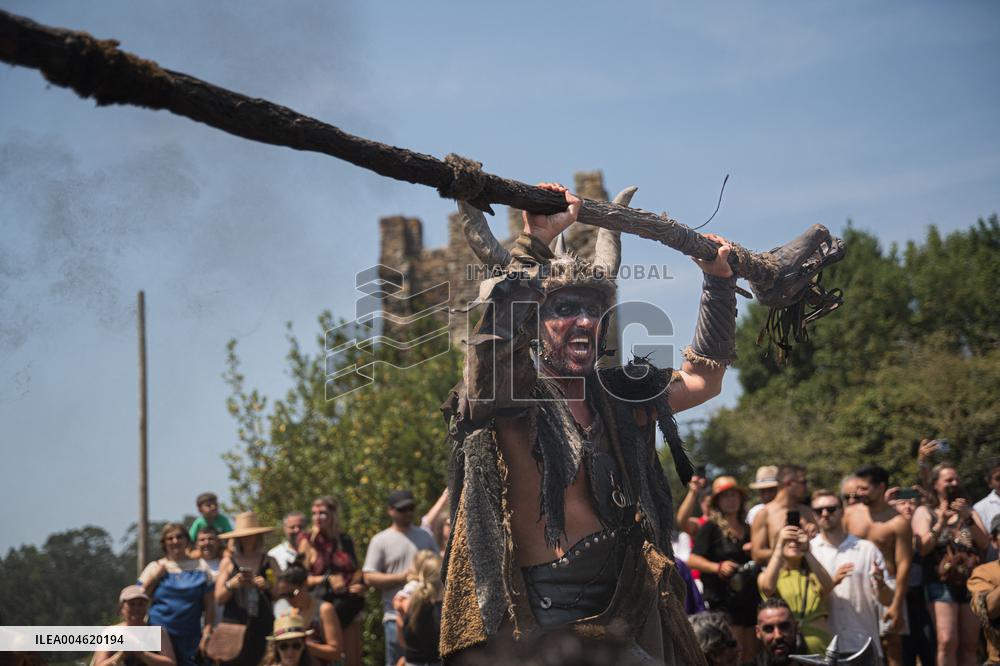 Viking Landing of the LXV Viking Romaria Vikinga - Spain