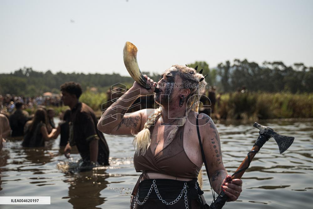 Viking Landing of the LXV Viking Romaria Vikinga - Spain