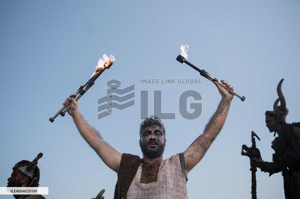 Viking Landing of the LXV Viking Romaria Vikinga - Spain