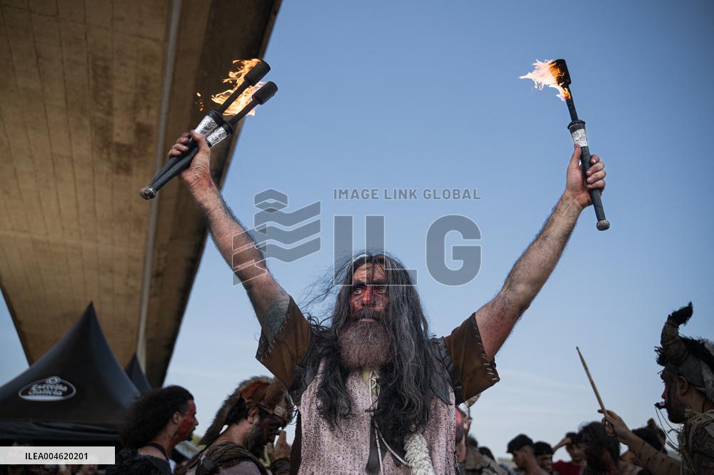 Viking Landing of the LXV Viking Romaria Vikinga - Spain