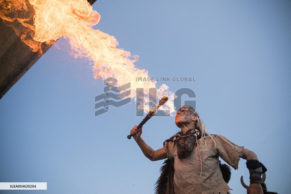 Viking Landing of the LXV Viking Romaria Vikinga - Spain