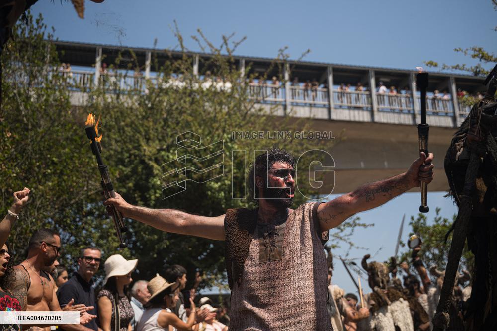 Viking Landing of the LXV Viking Romaria Vikinga - Spain