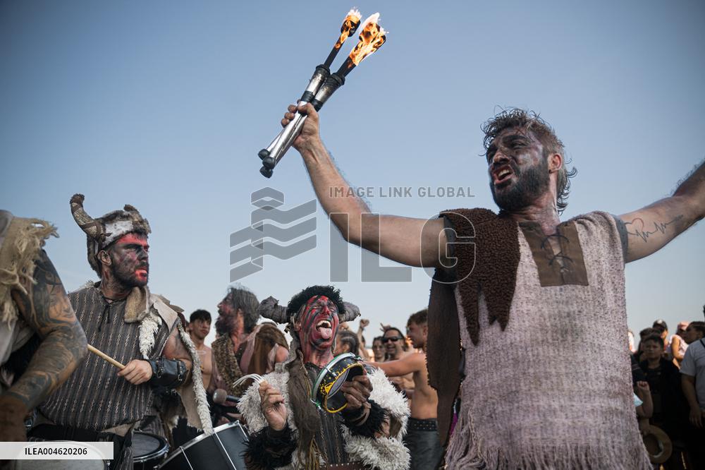 Viking Landing of the LXV Viking Romaria Vikinga - Spain