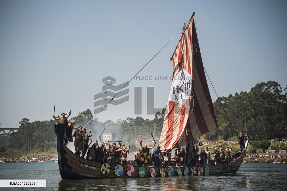 Viking Landing of the LXV Viking Romaria Vikinga - Spain