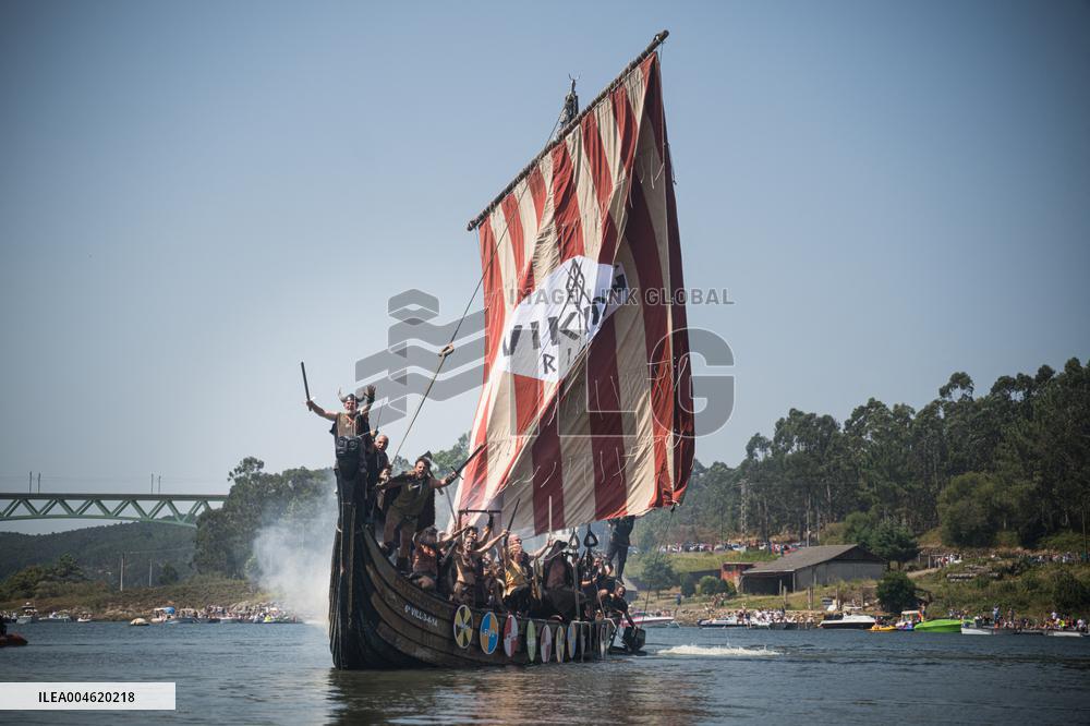 Viking Landing of the LXV Viking Romaria Vikinga - Spain