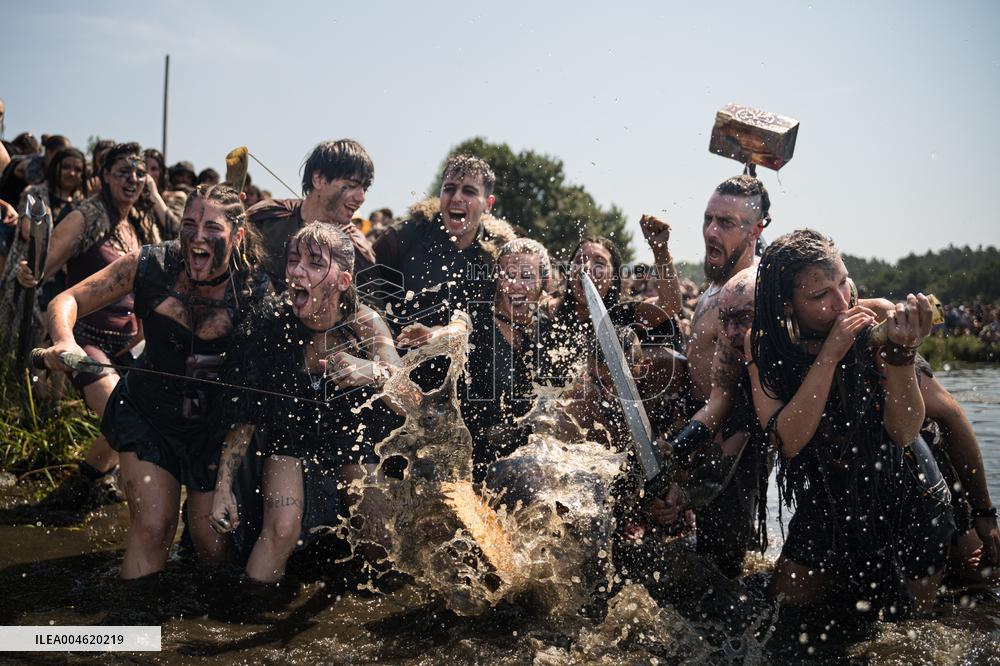 Viking Landing of the LXV Viking Romaria Vikinga - Spain