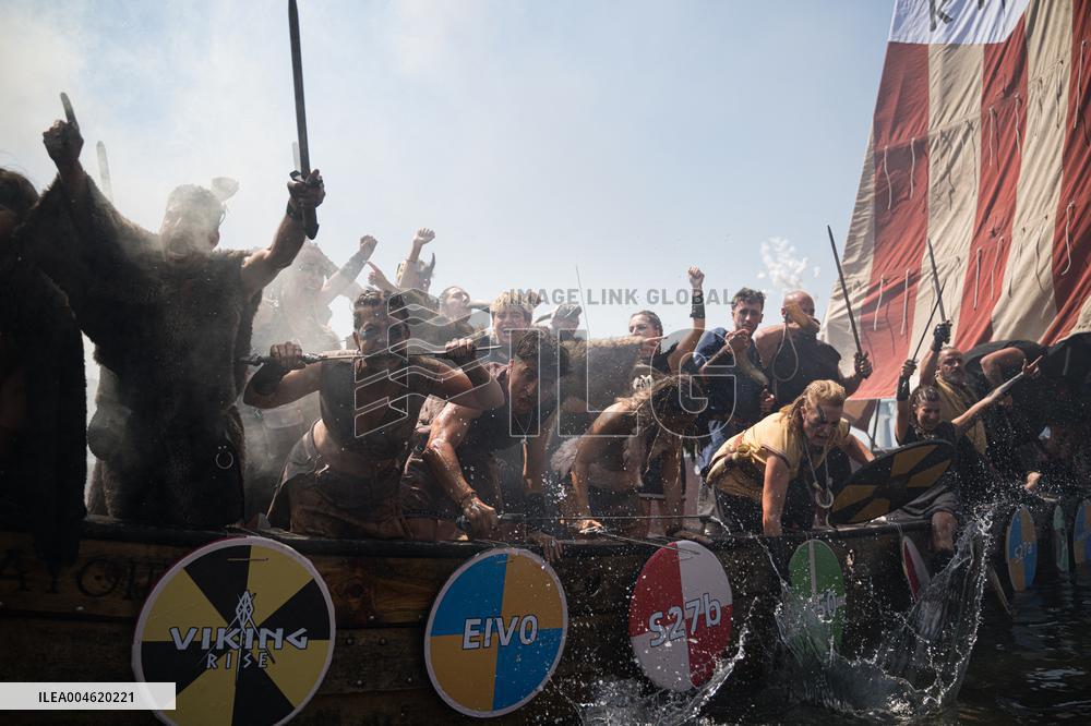 Viking Landing of the LXV Viking Romaria Vikinga - Spain