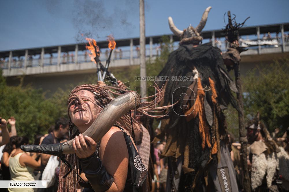 Viking Landing of the LXV Viking Romaria Vikinga - Spain